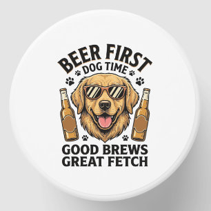Golden Retriever Beer Shirt Funny Dog Lover Vintag Mini Candle Favors