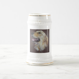 Golden Retriever Beer Stein