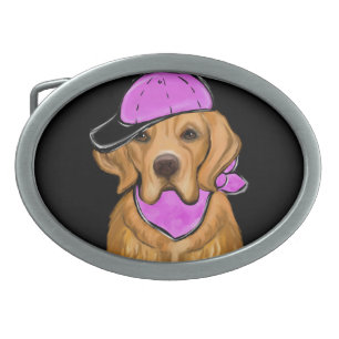 GOLDEN RETRIEVER  BELT BUCKLE
