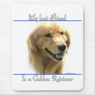 Golden Retriever Best Friend 2 Mouse Pad