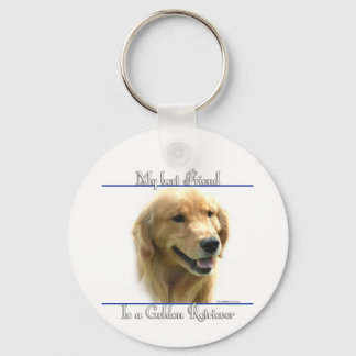 Golden Retriever Best Friend Keychain