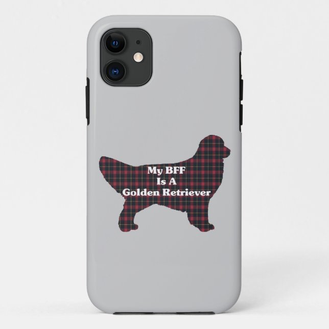 Golden Retriever BFF Case-Mate iPhone Case (Back)