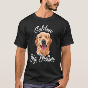 Golden Retriever Big Brother For Women Mother Dog  T-Shirt