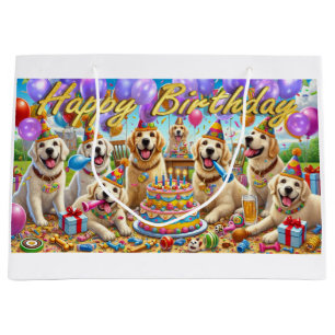 Golden Retriever Birthday Bash Gift Bag
