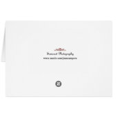 Golden Retriever Blank Photo Card (Back Horizontal)