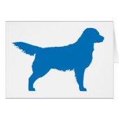 Golden Retriever (blue) (Front Horizontal)