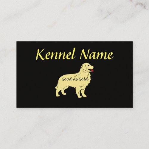 Golden Retriever Breeder Business Card