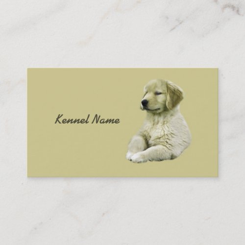 Golden Retriever Breeder Business Card