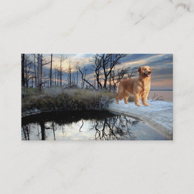 Golden Retriever Breeder Business Card (Front)