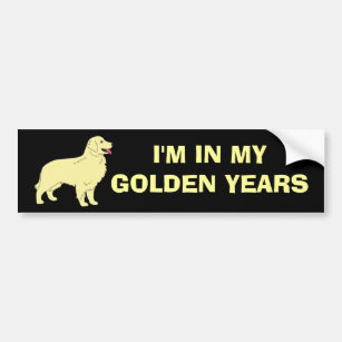 Golden Retriever Bumper Sticker