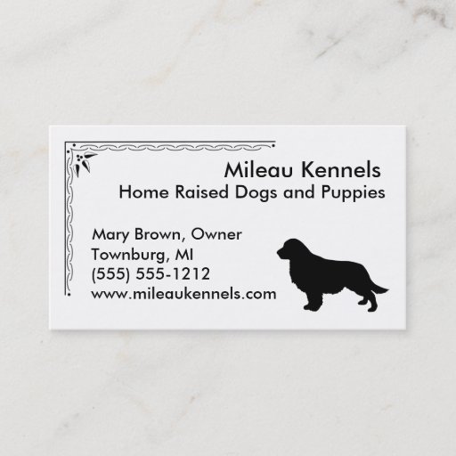 Customizable Golden Retriever Business Cards