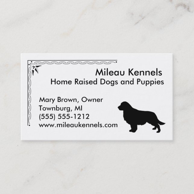 Golden Retriever Business Card (Front)