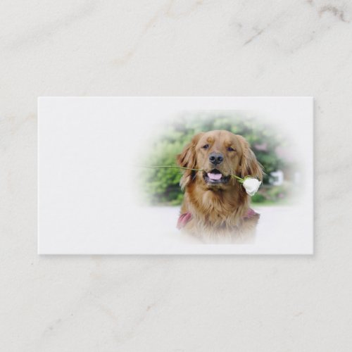 Golden Retriever business card