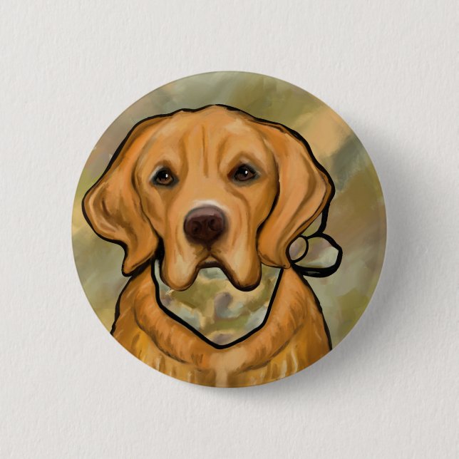 Golden Retriever Button (Front)
