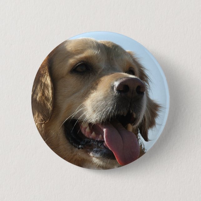 Golden Retriever Button (Front)