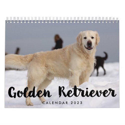 Golden Retriever Calendar 2023 Add Your Photos