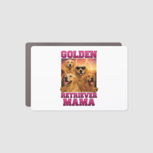 Golden Retriever Car Magnet