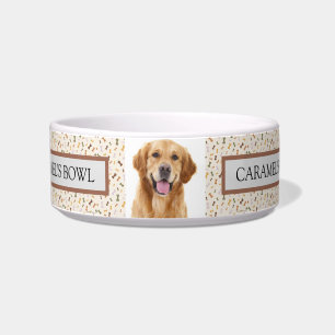 Golden Retriever "Caramel's Bowl" Pet Bowl