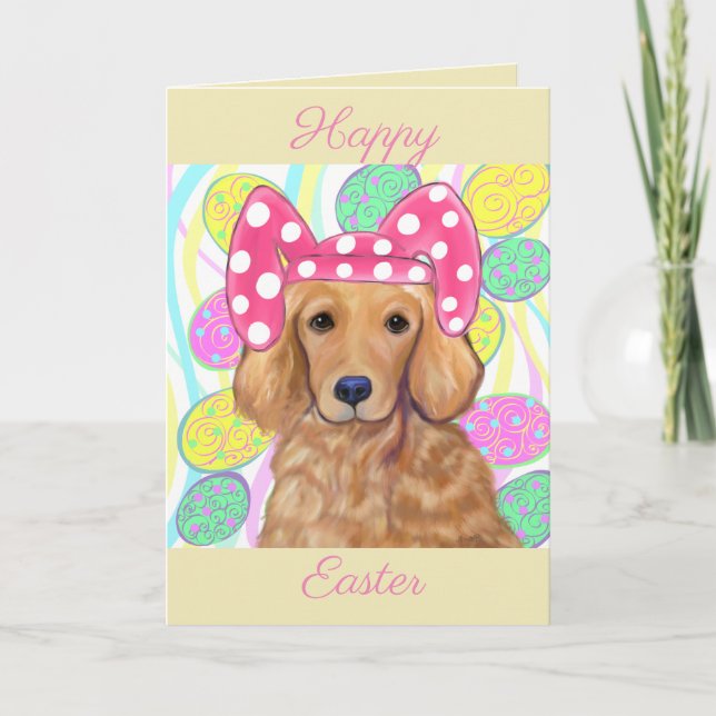 Golden Retriever Card (Front)