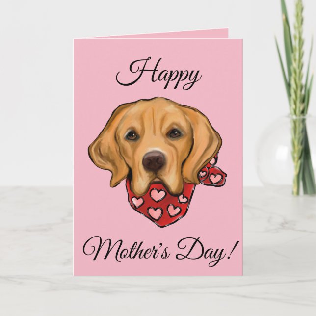 Golden Retriever Card (Front)