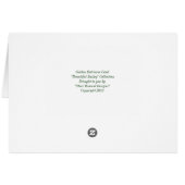 Golden Retriever Card - "Beautiful Bailey" (Back Horizontal)