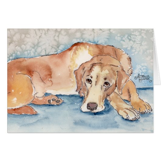 Golden Retriever Cards (Front Horizontal)