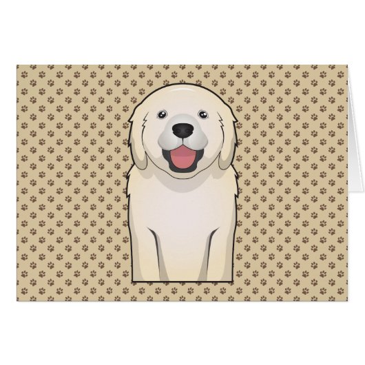 Golden Retriever Cartoon Cards (Front Horizontal)