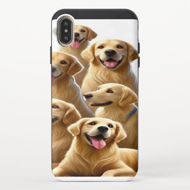 Golden Retriever Case Mate iPhone Case (Back)