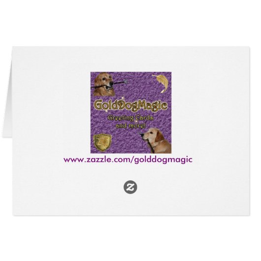 Golden Retriever Catch a Leprechaun (Back Horizontal)