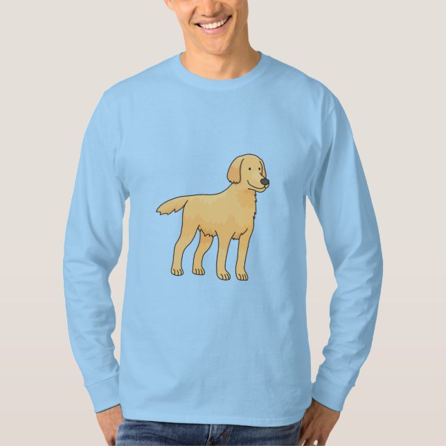 Golden Retriever Centered T-Shirt (Front)