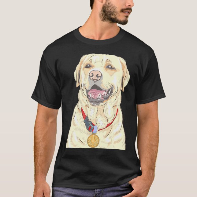Golden Retriever Champion T-Shirt (Front)