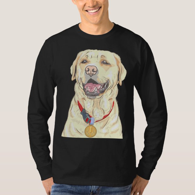 Golden Retriever Champion T-Shirt (Front)