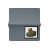 Golden Retriever Checkbook Cover (Open)