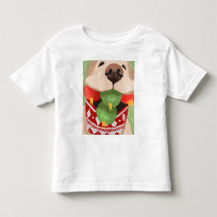 Golden Retriever Christmas Balls Mouth Hilarious Toddler T-shirt