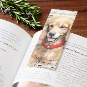 Golden Retriever Christmas Bookmarks