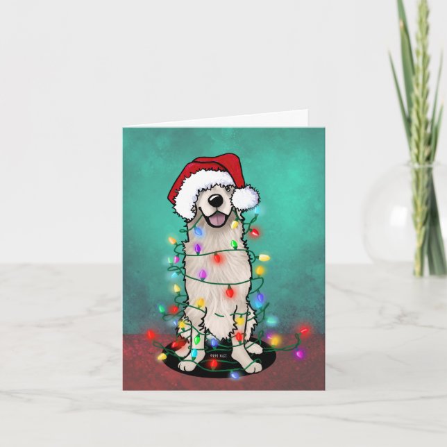 Golden Retriever Christmas Card (Front)