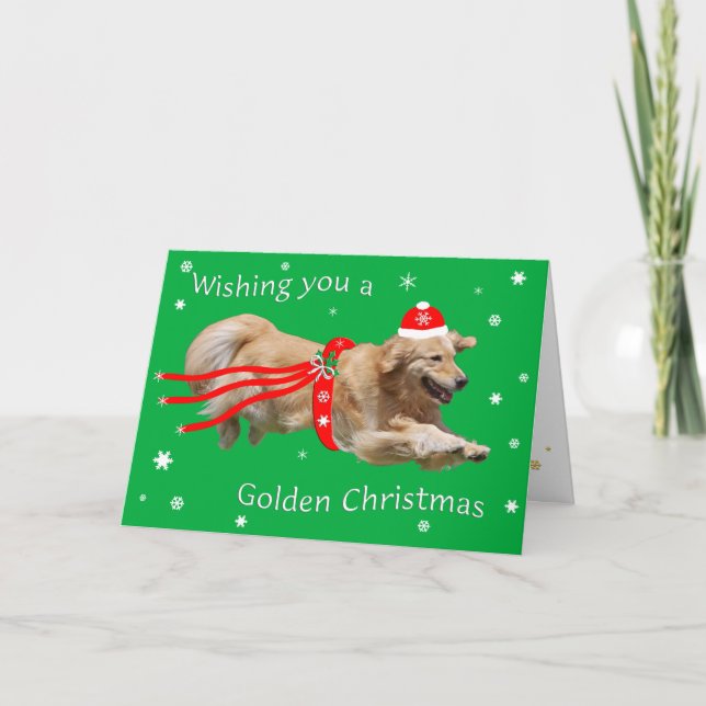 Golden Retriever Christmas Card 2013 (Front)