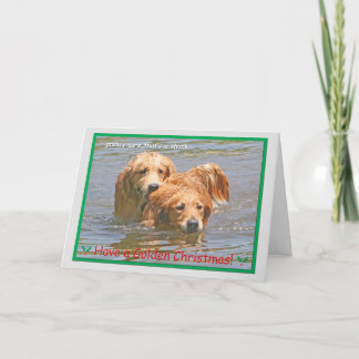 Golden Retriever Christmas Card 2014