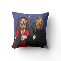 Golden Retriever Christmas Carolers