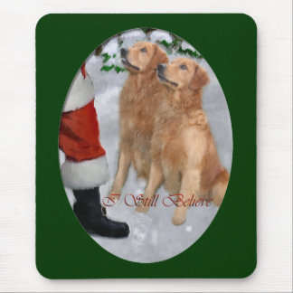 Golden Retriever Christmas Gifts Mouse Pad