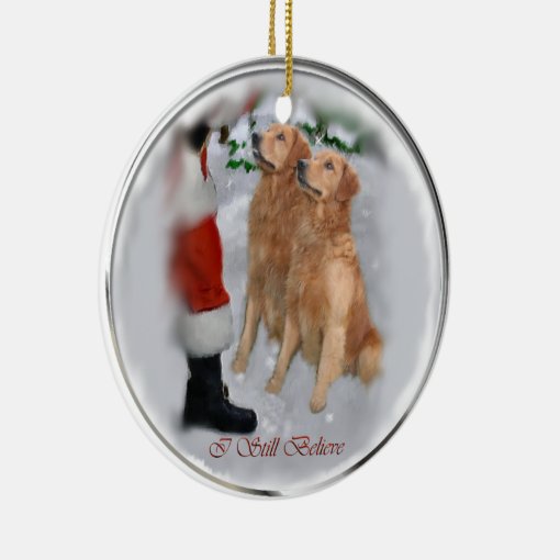 Golden Retriever Christmas Gifts Ornament | Zazzle