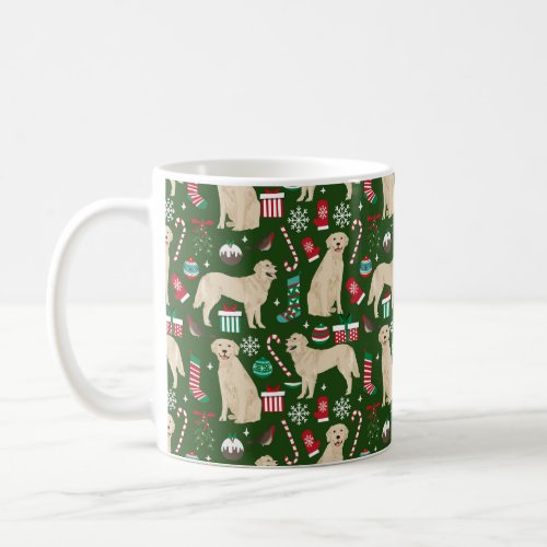 Golden Retriever Christmas Holiday Coffee Mug