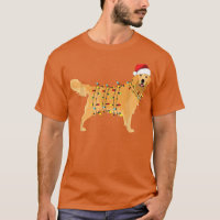 Golden Retriever Christmas Light Merry Xmas Dog Lo