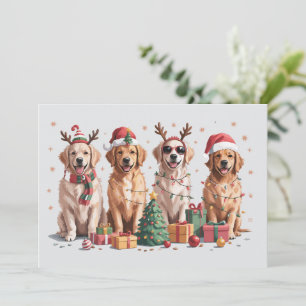 Golden Retriever Christmas Lover Dog Mom Xmas Holiday Card