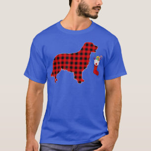 Golden Retriever Christmas Sock Candy Cane Dog Lov T-Shirt