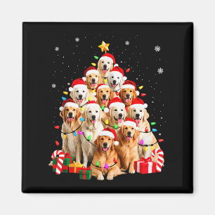 Golden Retriever Christmas Tree Ornament Decor Xma Magnet