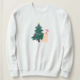 Golden Retriever Christmas Tree Sweatshirt