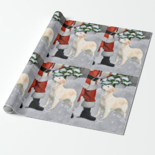 Golden Retriever Christmas Wrapping Paper