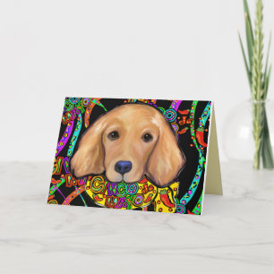 Golden Retriever Cinco de Mayo Card