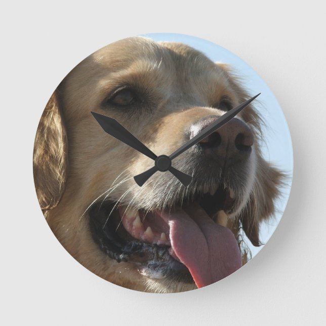 Golden Retriever Clock (Front)